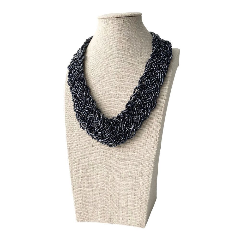 Boho Chunky Micro Round Beads Necklace
